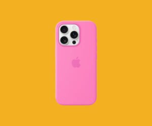 Coque en silicone MagSafe pour iPhone 16 Pro – Pivoine